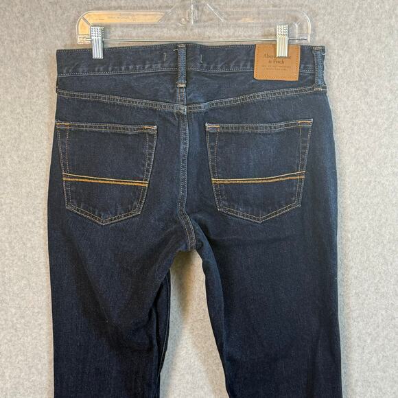 Vtg Y2K Abercrombie & Fitch Skinny Jean Size 33x34 Preppy Casual Actual 33x32.5 - Picture 5 of 16